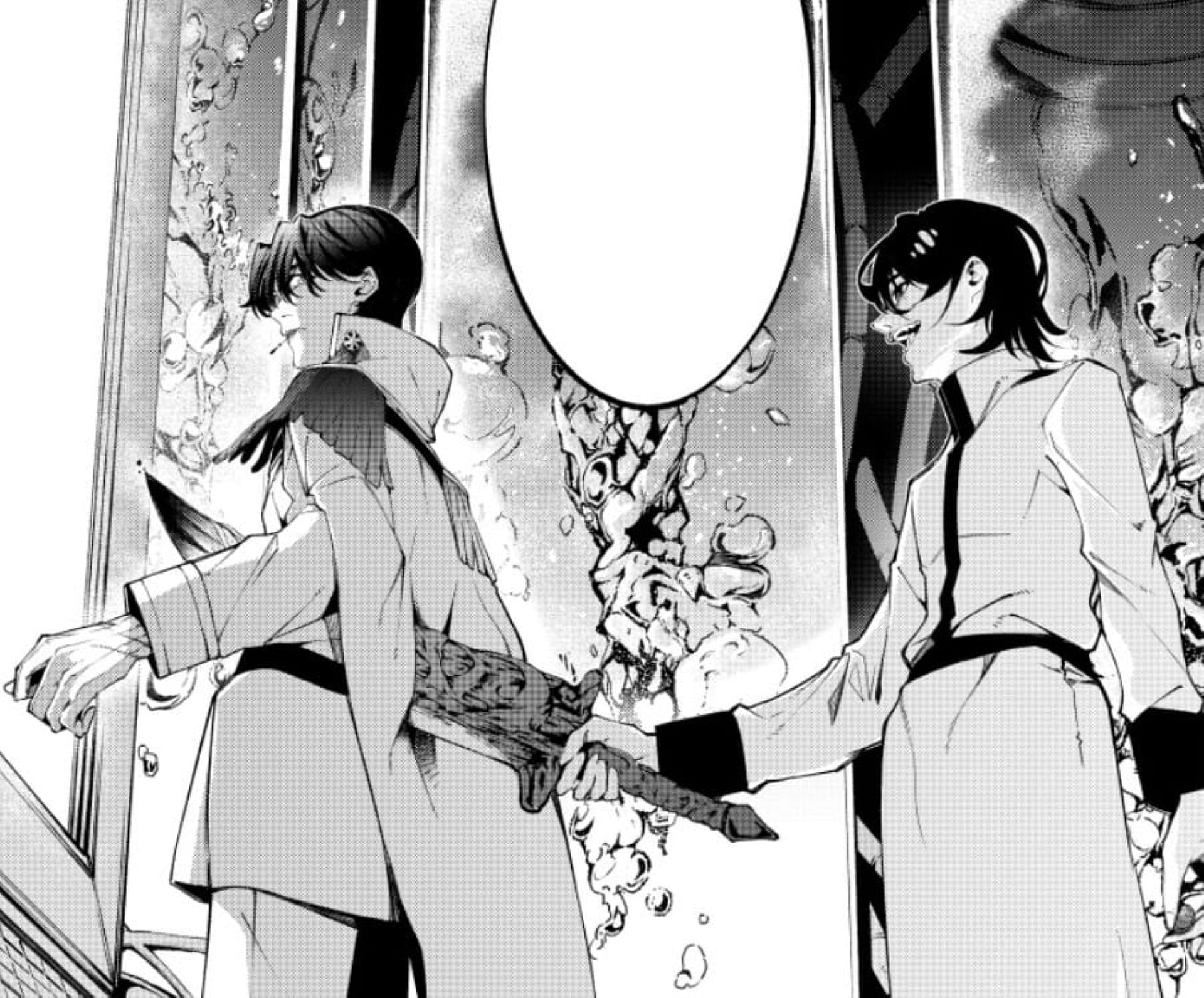 Charles betrays Kreuz in Wistoria: Wand and Sword chapter 52 (Image via Kodansha)